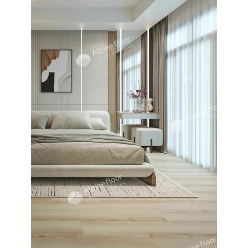 фото Каменный spc ламинат alpine floor real wood есо 2-11 дуб самерсет, толщина 6мм, площадь 2,23м. кв