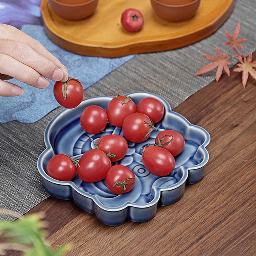 Поднос Для Фруктов И Снеков Из Керамики С Уникальным Дизайном 15.60X15.00X2.50Cm