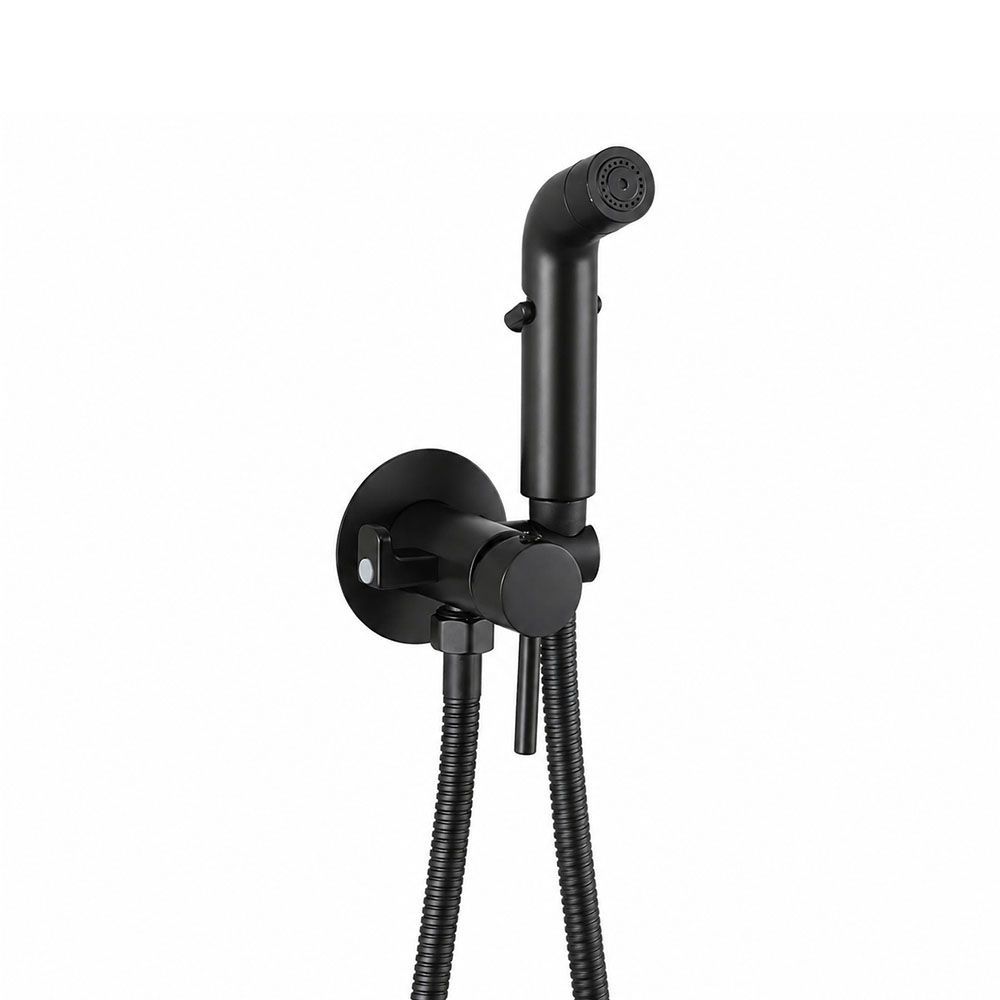 Гигиенический душ со смесителем FRUD R7505-6, черный