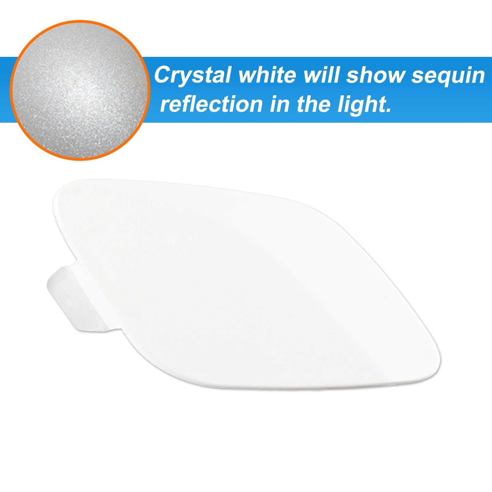 Крышка буксировочного крюка Volvo S60 2011-2013, Crystal White R