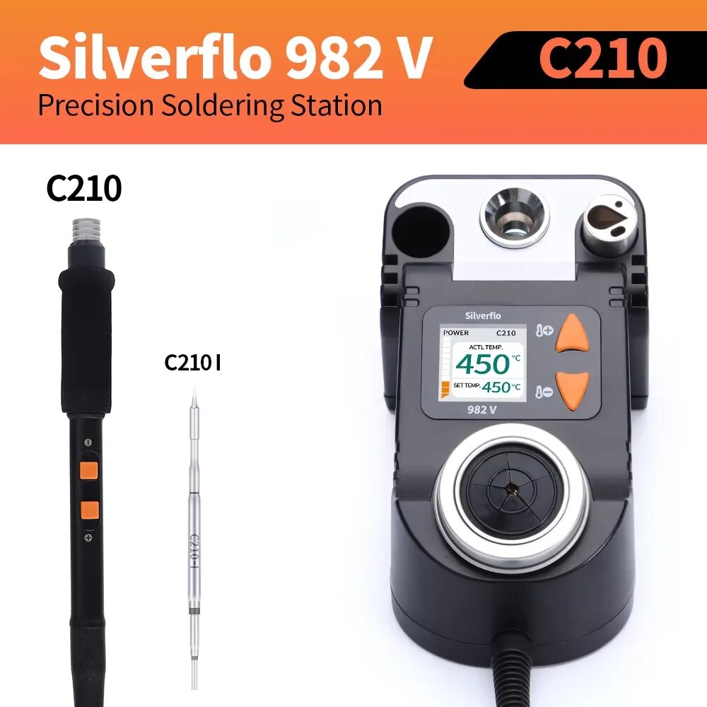 Silverflo 982V C210 паяльная станция 220VEU