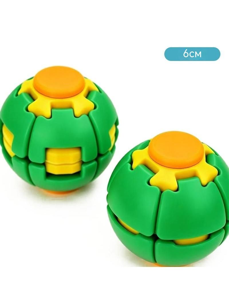 3D-печатный Fidget Click Spin Ball Press Деформирует вращающуюся игрушку на кончиках пальцев, антистрессовый инструмент для снятия тревоги на экзаменах у студентов колледжа