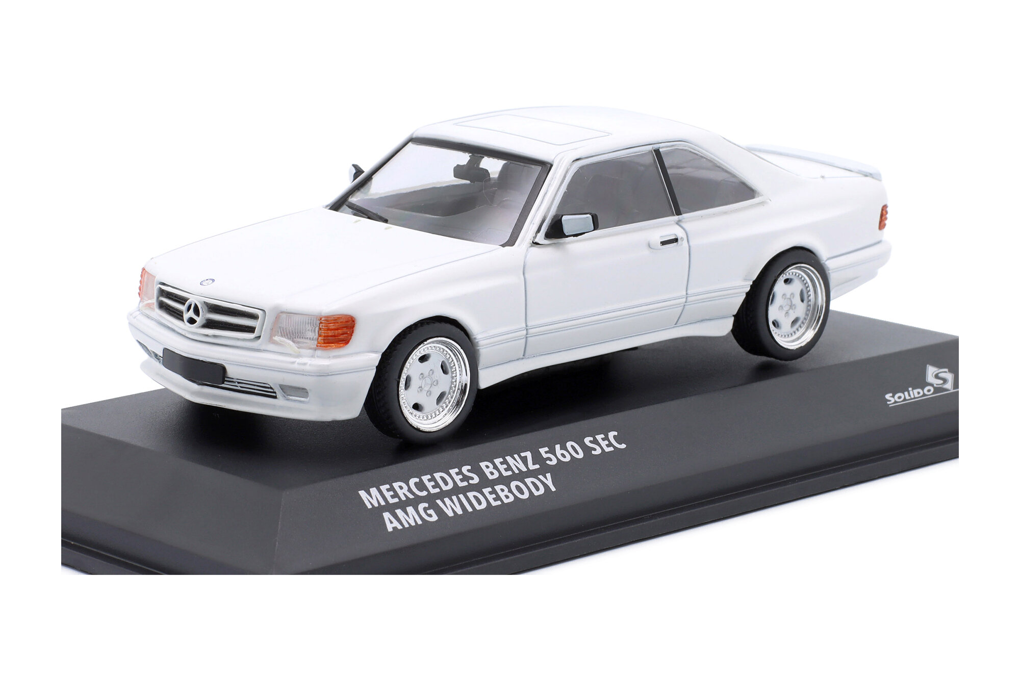 Модель коллекционная SOLIDO Mercedes 560 sec C126 amg widebody white