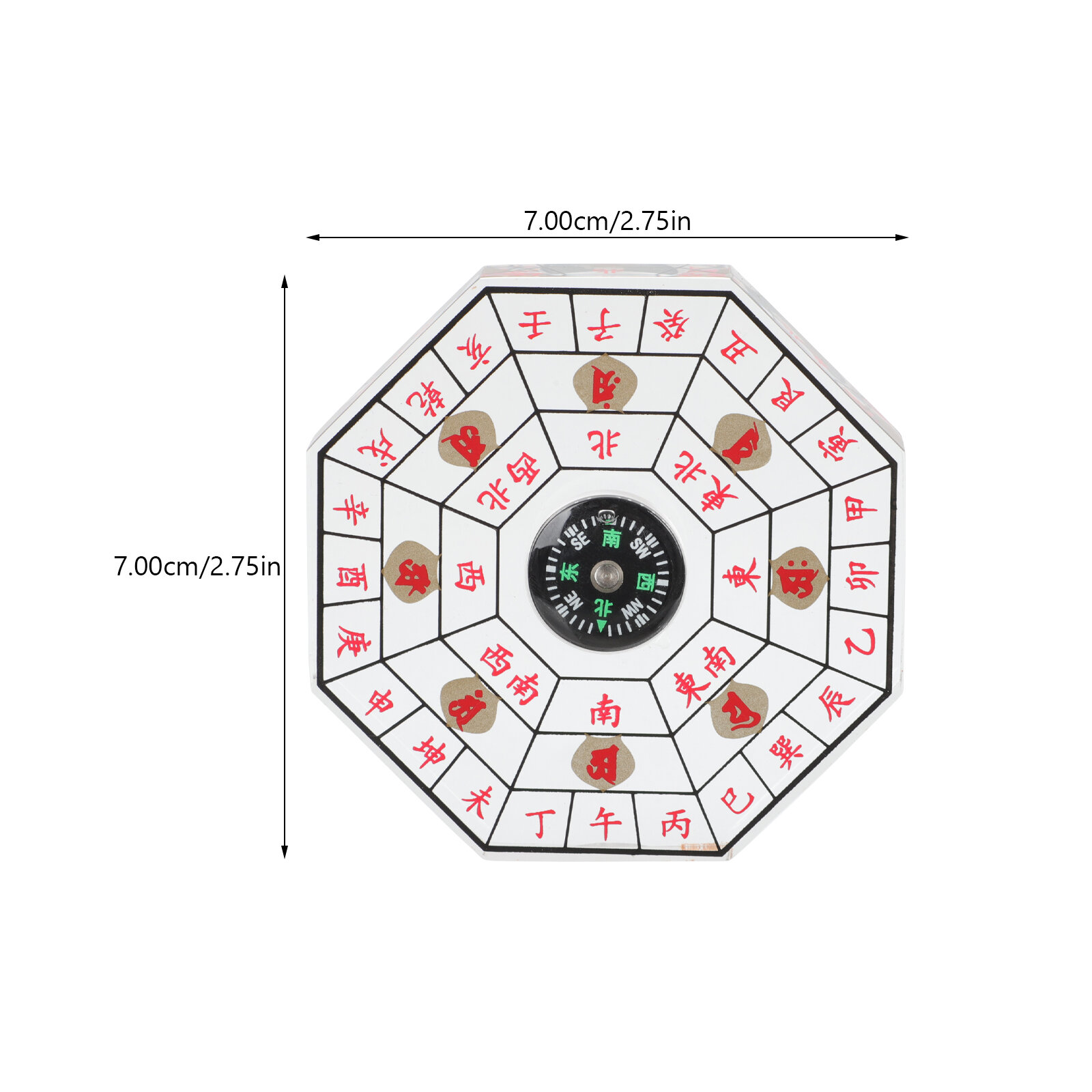 Традиционный Компас Для Похода Переносной Компас Фэн Шуй 8X7Cm