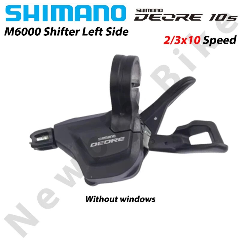 Shimano Deore M6000 левый рычаг 2/3x10, черный