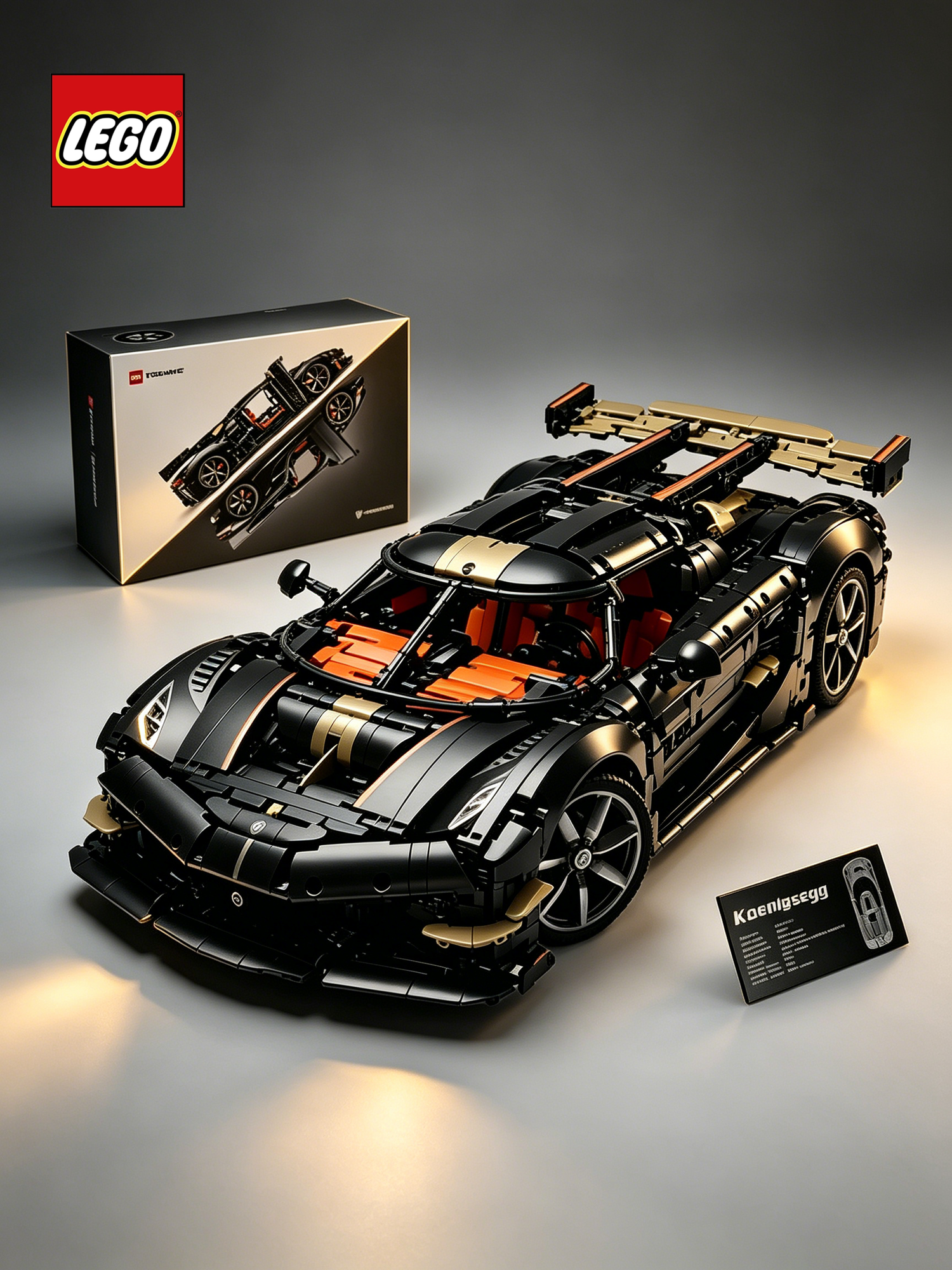 Конструктор LEGO Technic 42232 Гиперкар Koenigsegg Sadair’s Spear, 18+, 4104 дет.