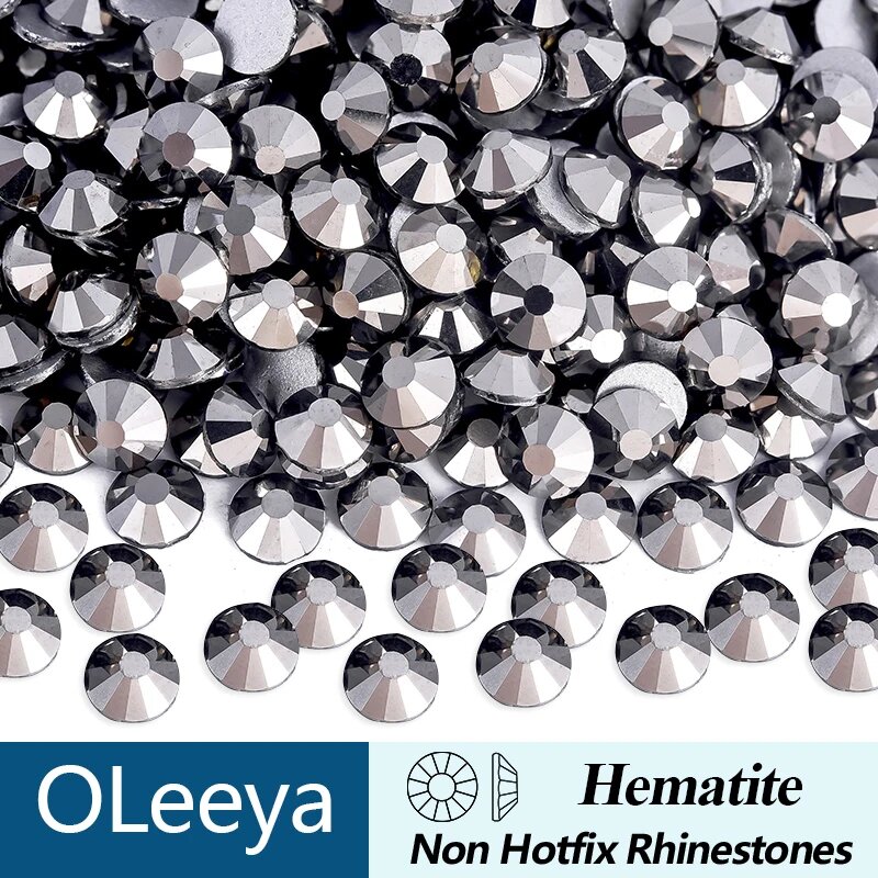 Стразы OLeeya P35 из гематита для рукоделия SS20 (1440pcs)