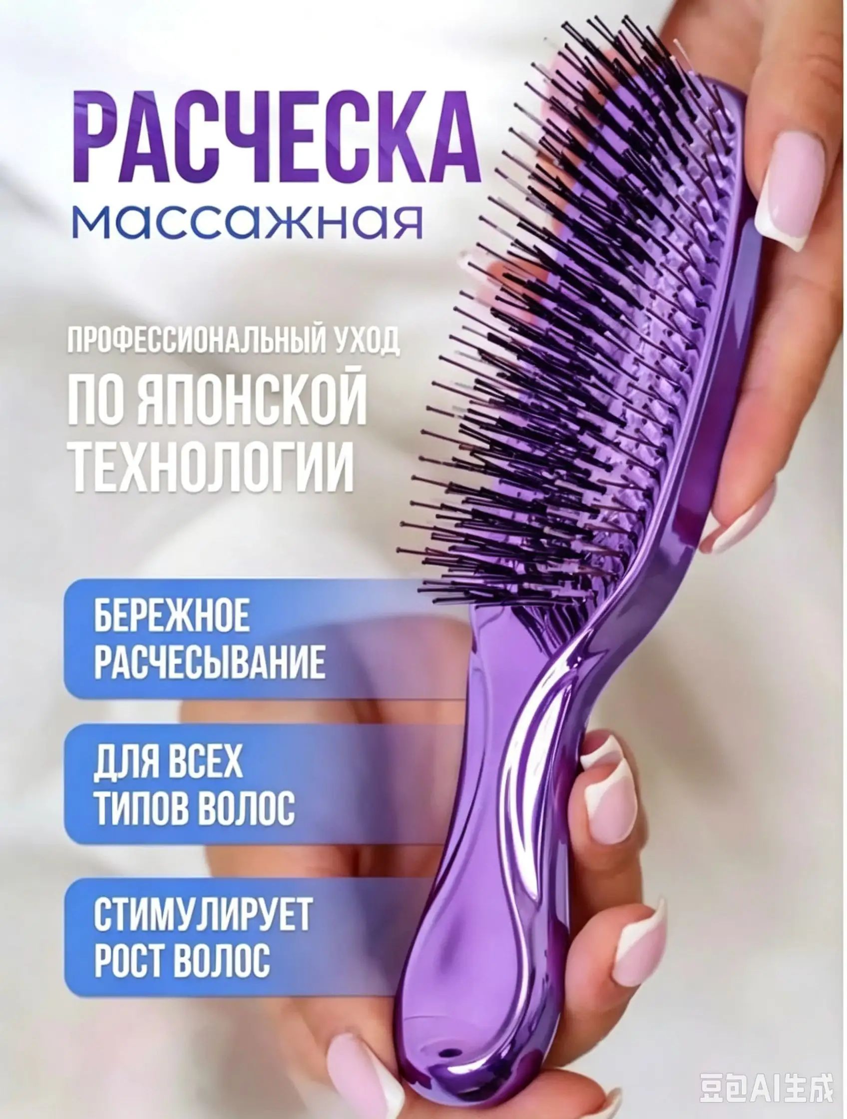 Расческа для волос массажная