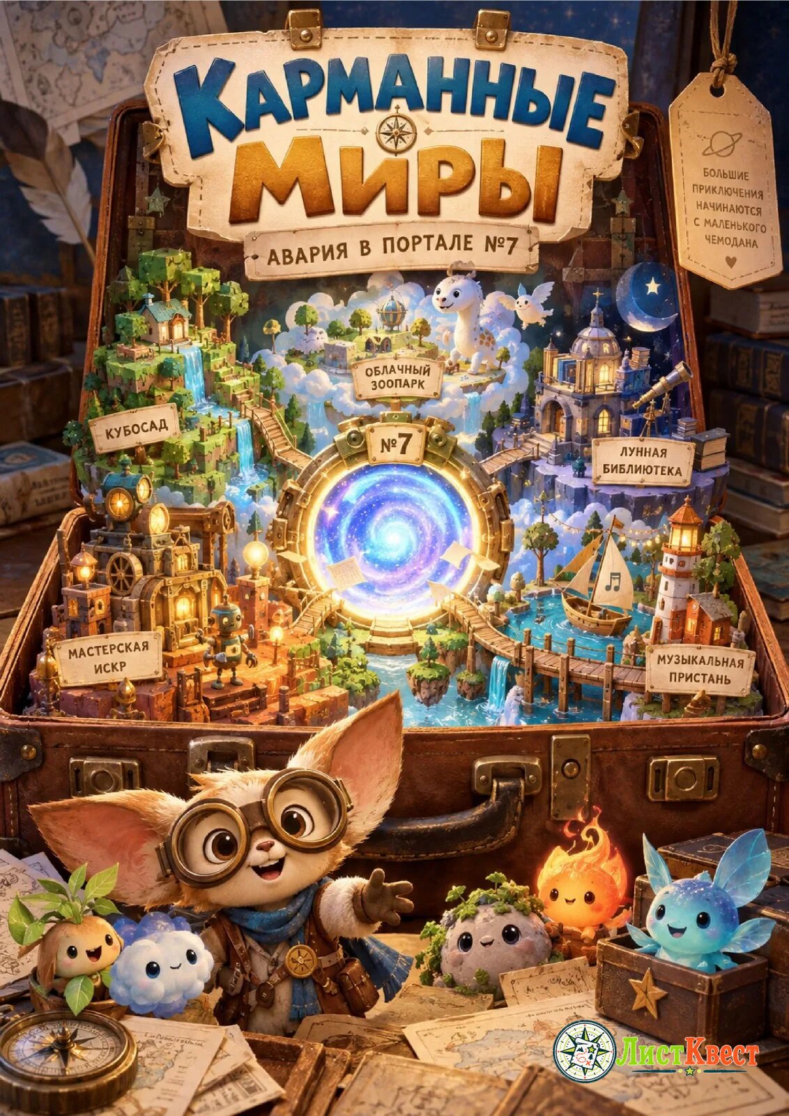 Квест «Карманные миры. Авария в Портале №7» — полный PDF-комплект для домашней печати