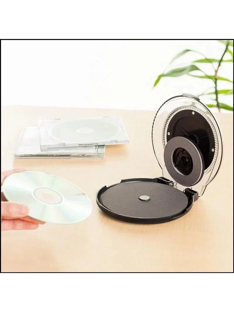 Эксклюзивный набор SANWA для ремонта CD и DVD дисков, Цвет Черный, белый
