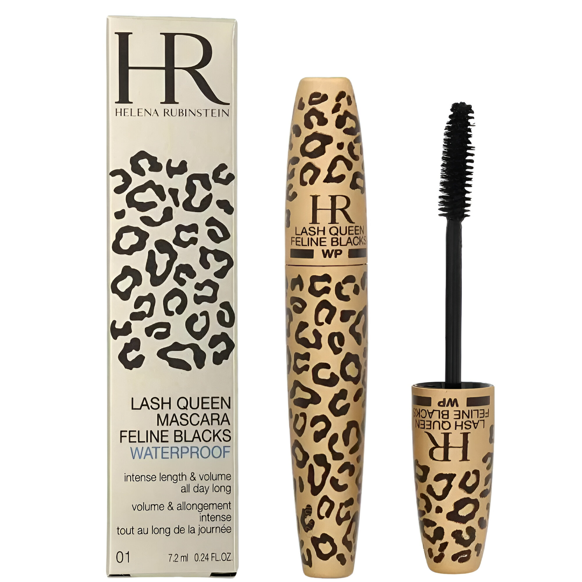 Helena Rubinstein Lash Queen Feline Blacks Водостойкая тушь для ресниц объём и удлинение, 7.2 мл, черная