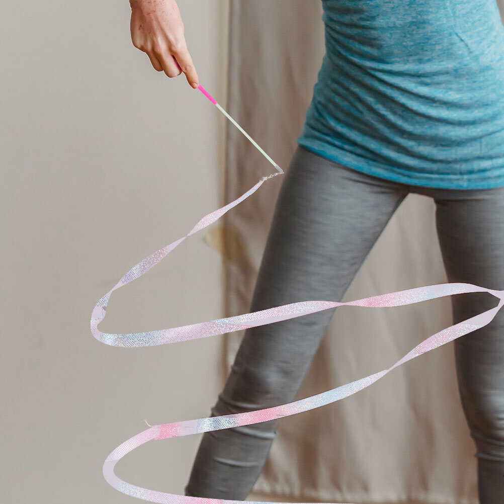 4 Полоски Для Танцев С Блестками 200x4 5 См Для Детского Художественного Гимнастического Танца