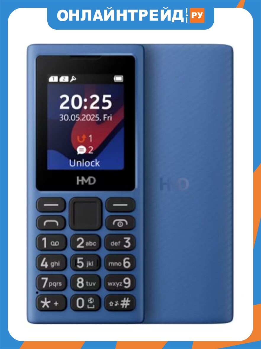 Мобильный телефон Hmd 102 4G Dual sim (TA-1738) Синий
