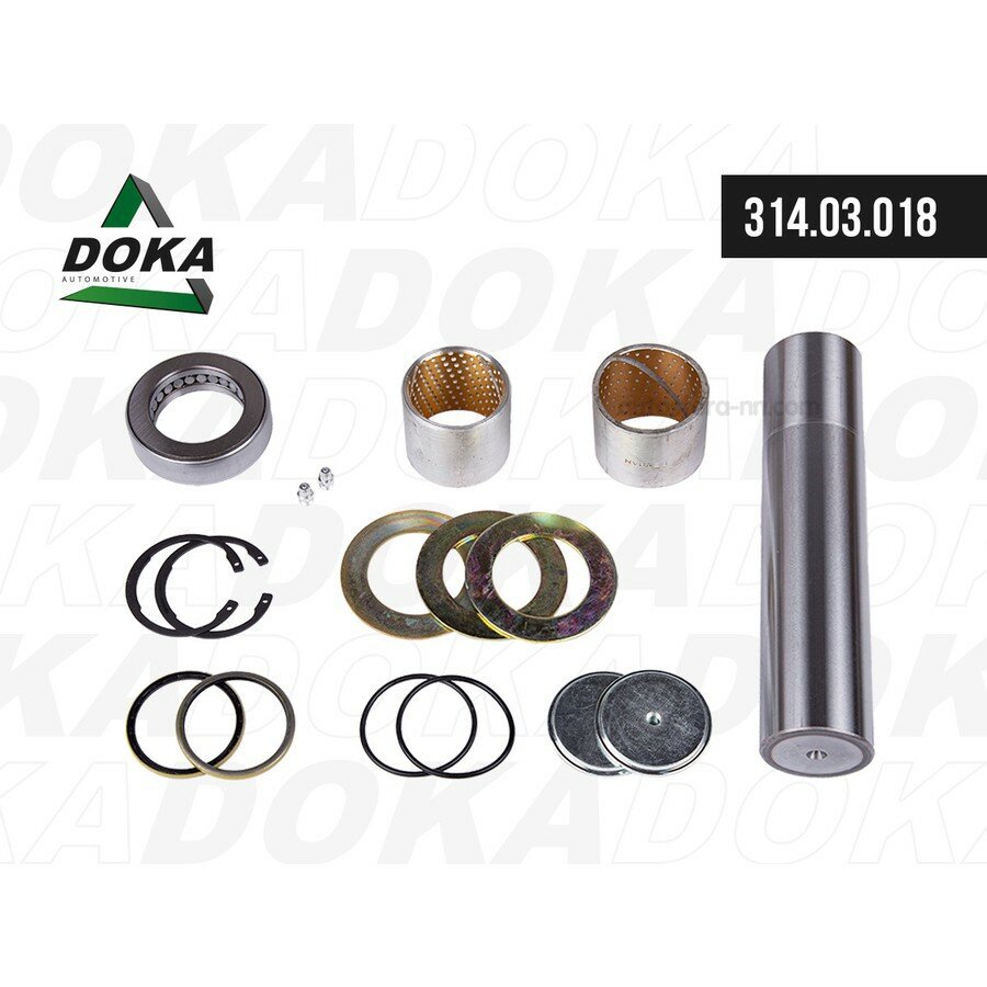 DOKA 31403018 Ремкомплект шкворня, на сторону\Ø49.5*50*223