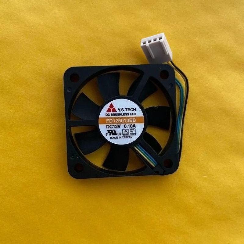 YS.TECH FD125010EB 12V 0.18A 4-проводной ШИМ супер прочный шариковый вентилятор 4-контактный -