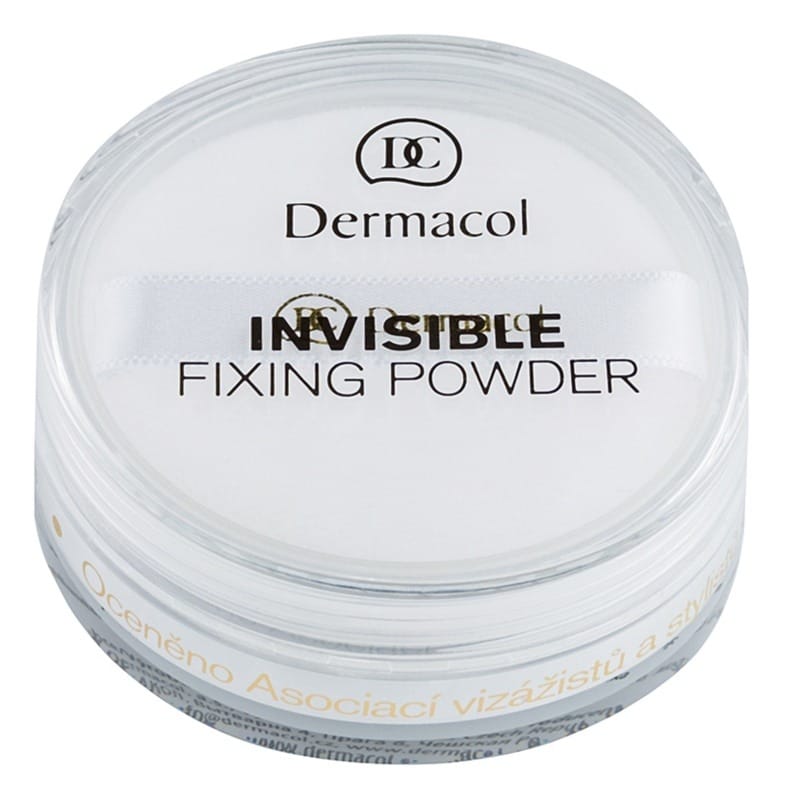 Пудра Dermacol Invisible Fixing Powder, закрепляющая прозрачная пудра, white, 13 г