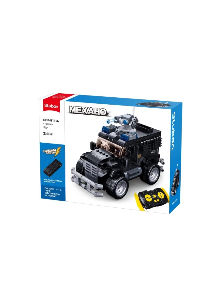 Конструктор SLUBAN M38-B1156 Штурмовая машина Тигр 412 дет.