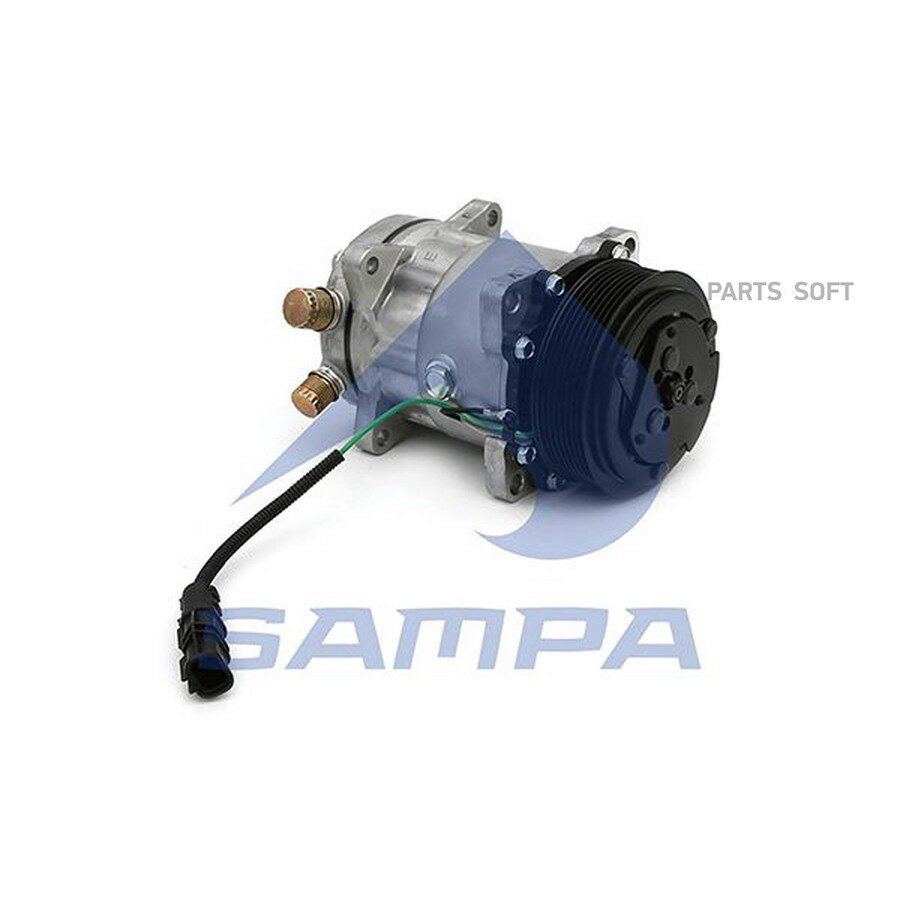 Компрессор MAN TGA TGS TGX кондиционера SAMPA от официального дистрибьютора, SAMPA, артикул 024142