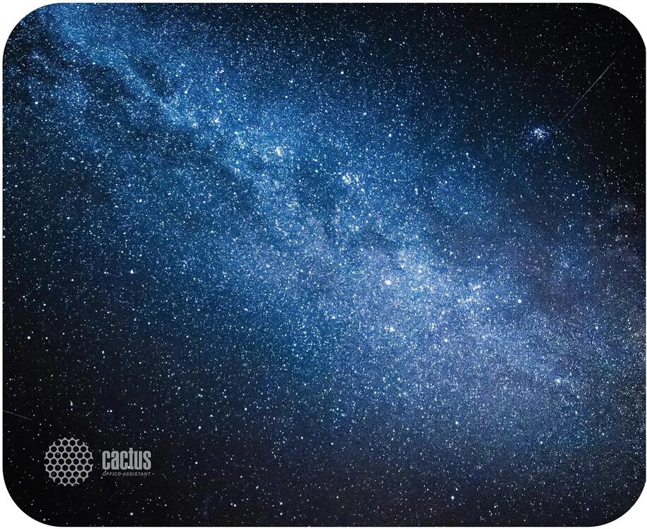 Коврик для мыши Cactus Milky Way рисунок, ткань, 300х250х2мм