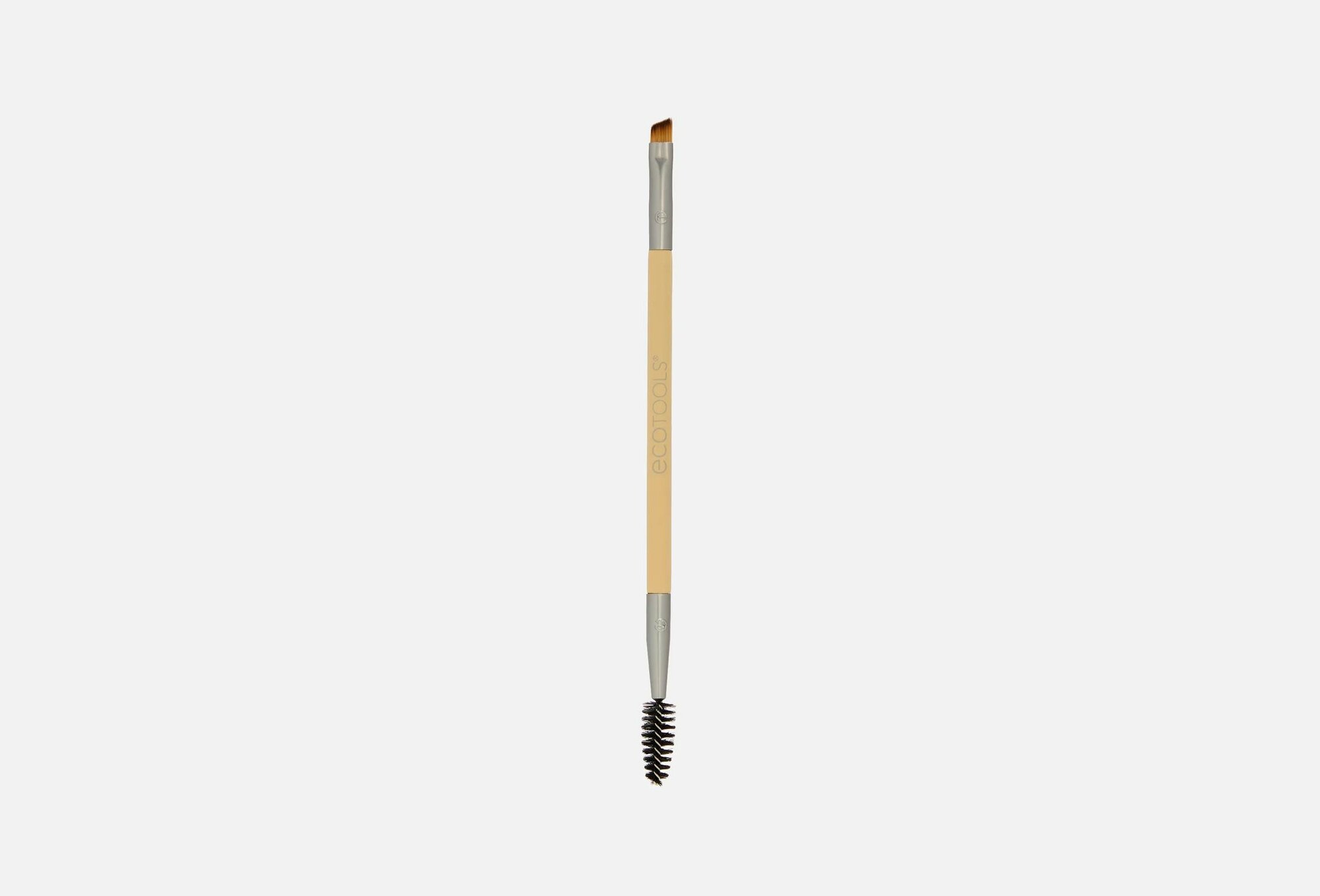 EcoTools Duo Двусторонняя кисть для макияжа бровей 1шт