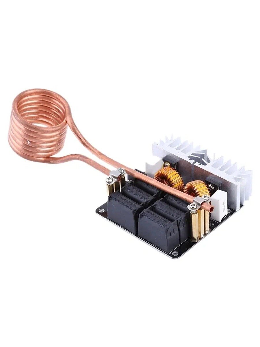 1000W 20A 53V ZVS Низковольтный индукционный нагревательный модуль Модуль Flyback Driver Нагреватель DIY
