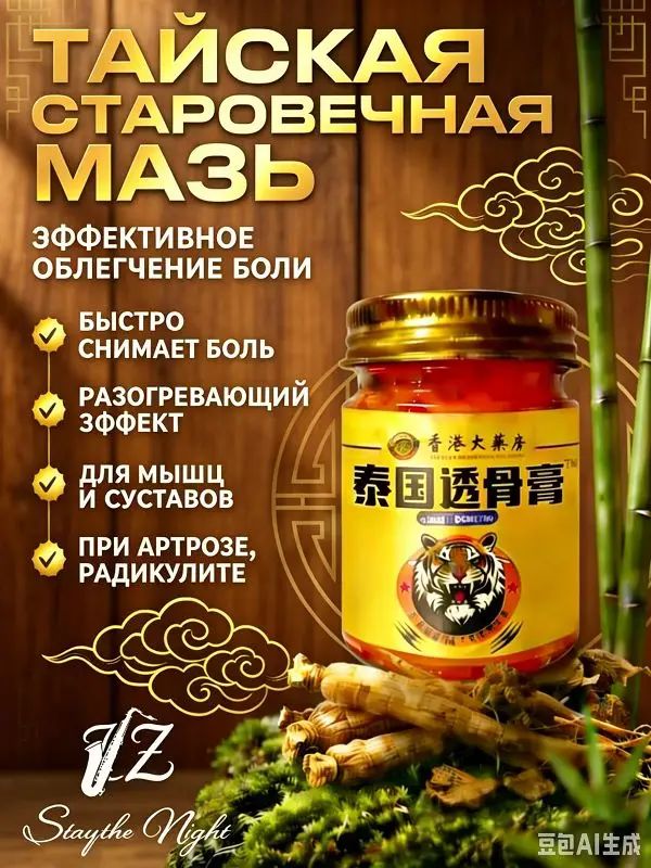 Тайская мазь при остеохондрозе, радикулите и спинных болях