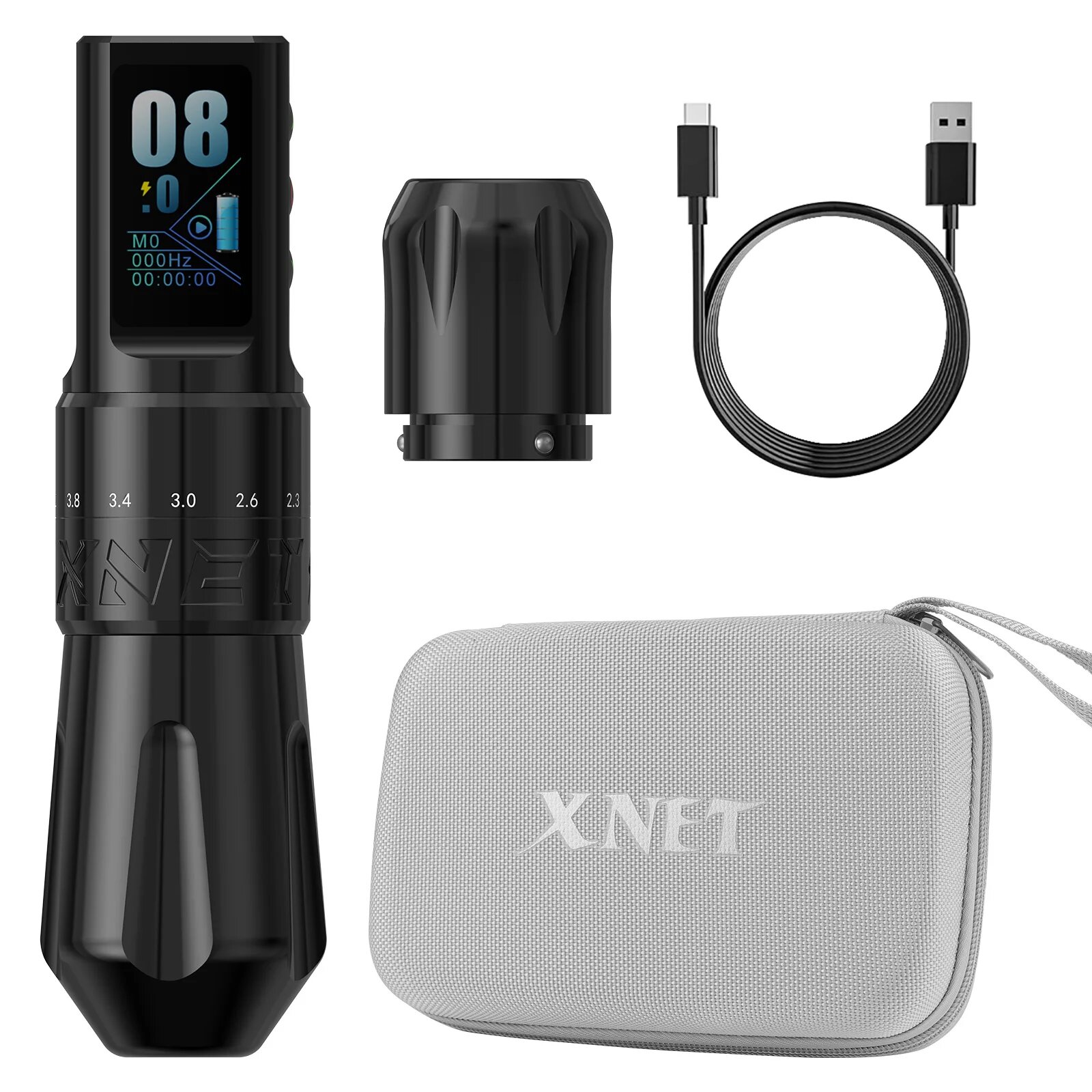 Беспроводная тату-машинка XNET Talos черная Black