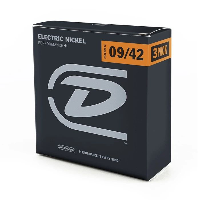 Dunlop 3PDEN0942 3 комплекта струн для 6-струнной электрогитары 9-42