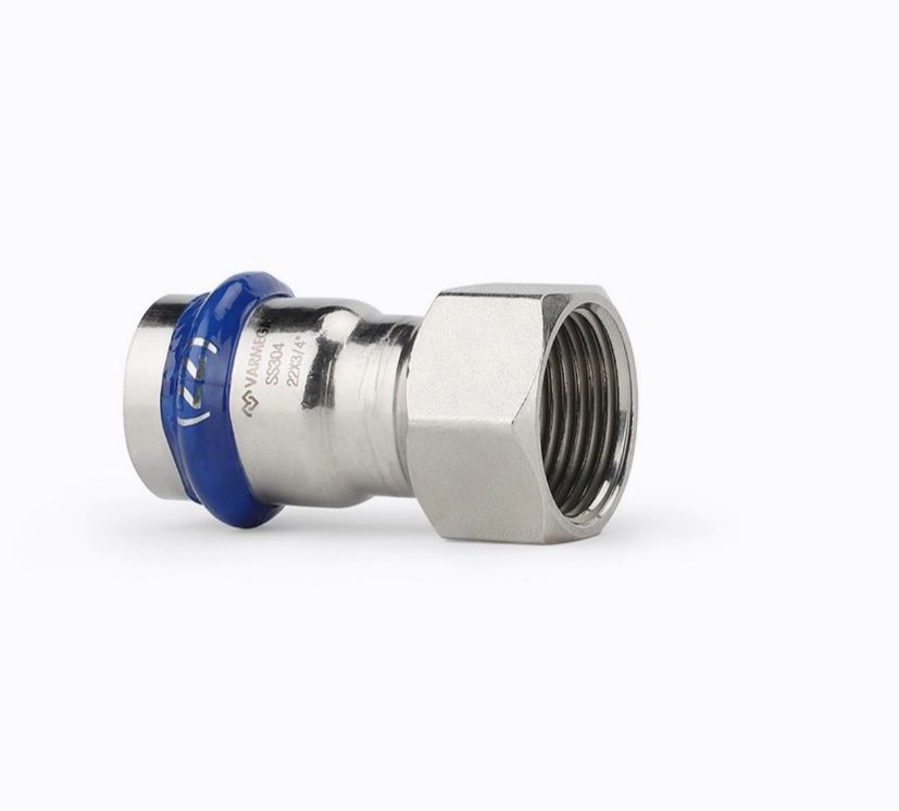 Муфта VARMEGA раструбная Inox Press ВР 22x1/2"