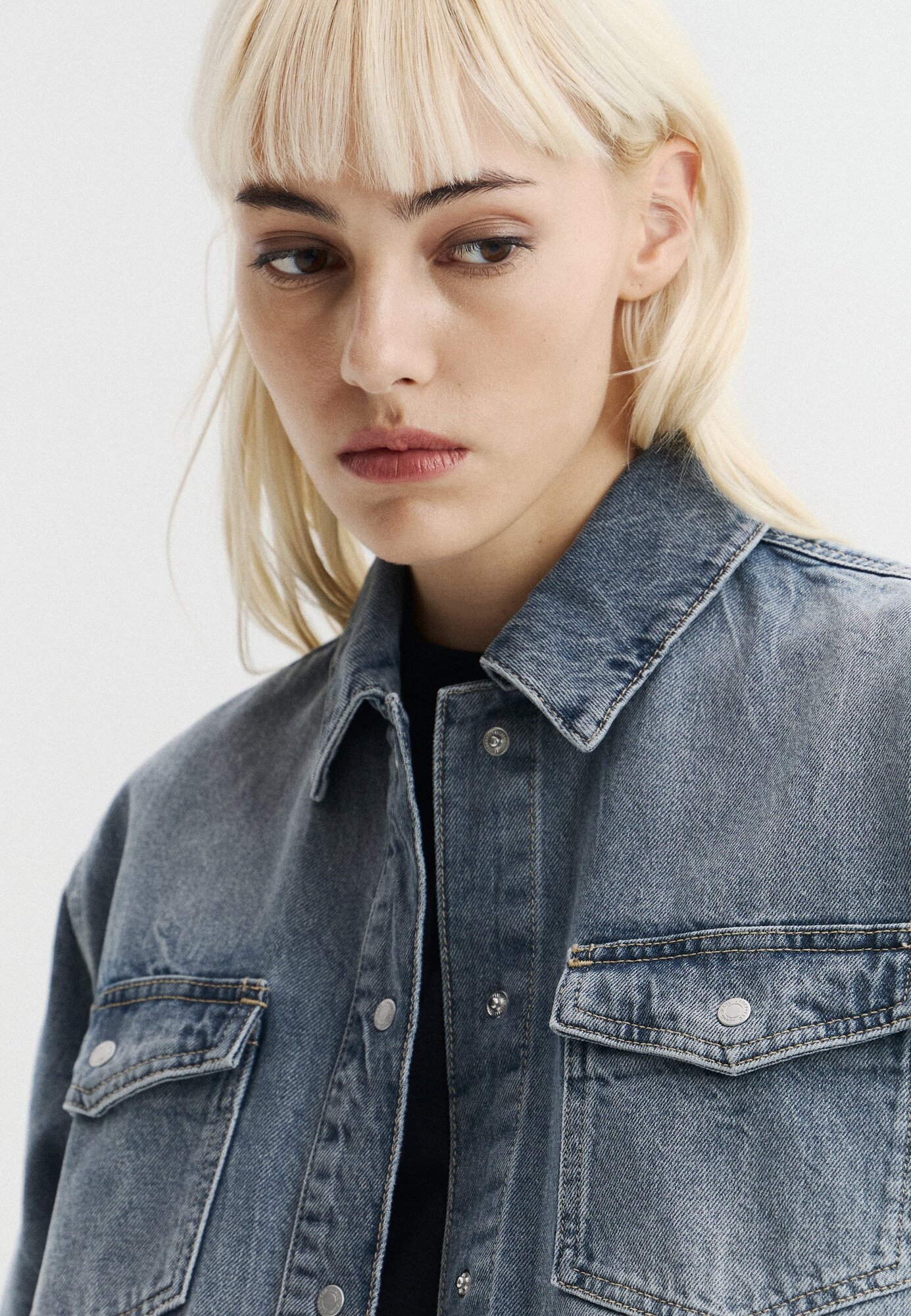 Блуза KARL LAGERFELD JEANS, размер M, синий — фото 1