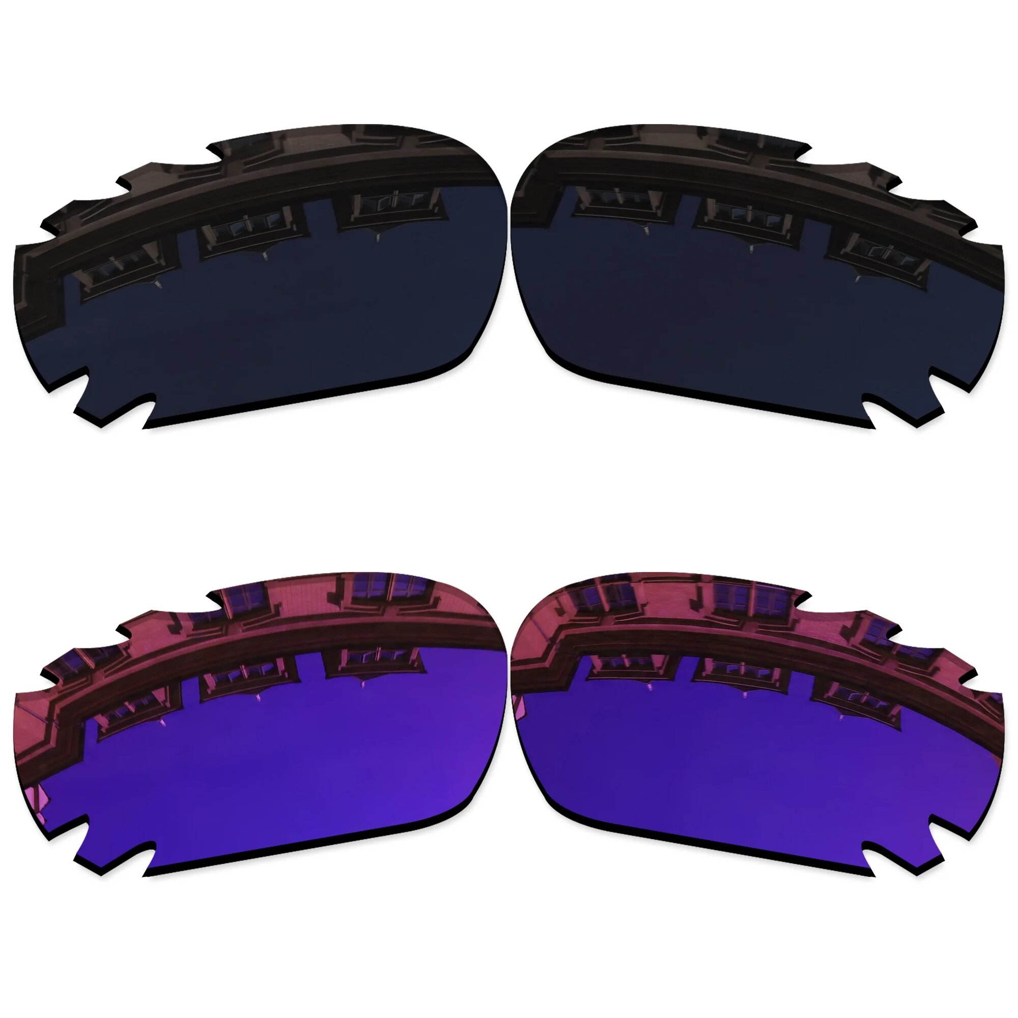 Aaaxopticflow Поляризованные линзы для Oakley Jawbone Black-Violet, Фиолетовый