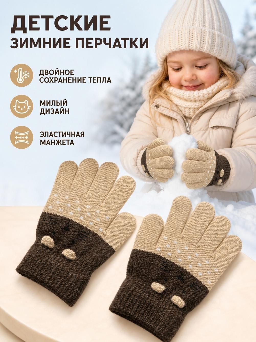 Варежки для детей