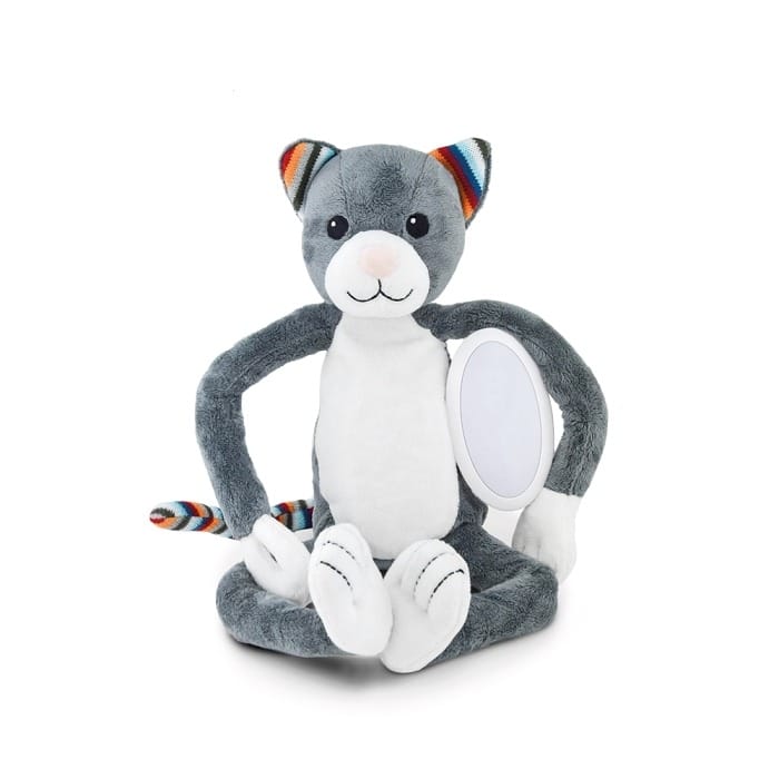 Настольный светильник Zazu Katie, плюшевый ночник для детей, 32x15x15 см