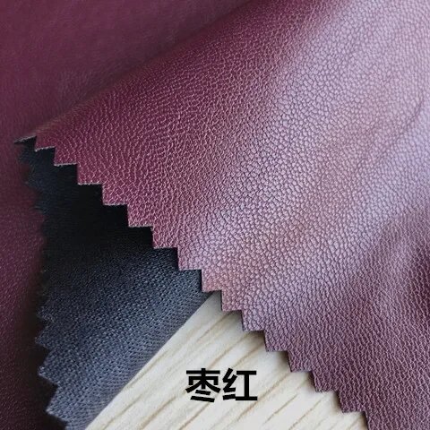Полиуретановая ткань для сумки 50x140 см Jujube red