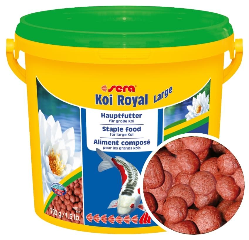 Корм для прудовых рыб Sera Koi Royal Large, гранулы, 3,8 л