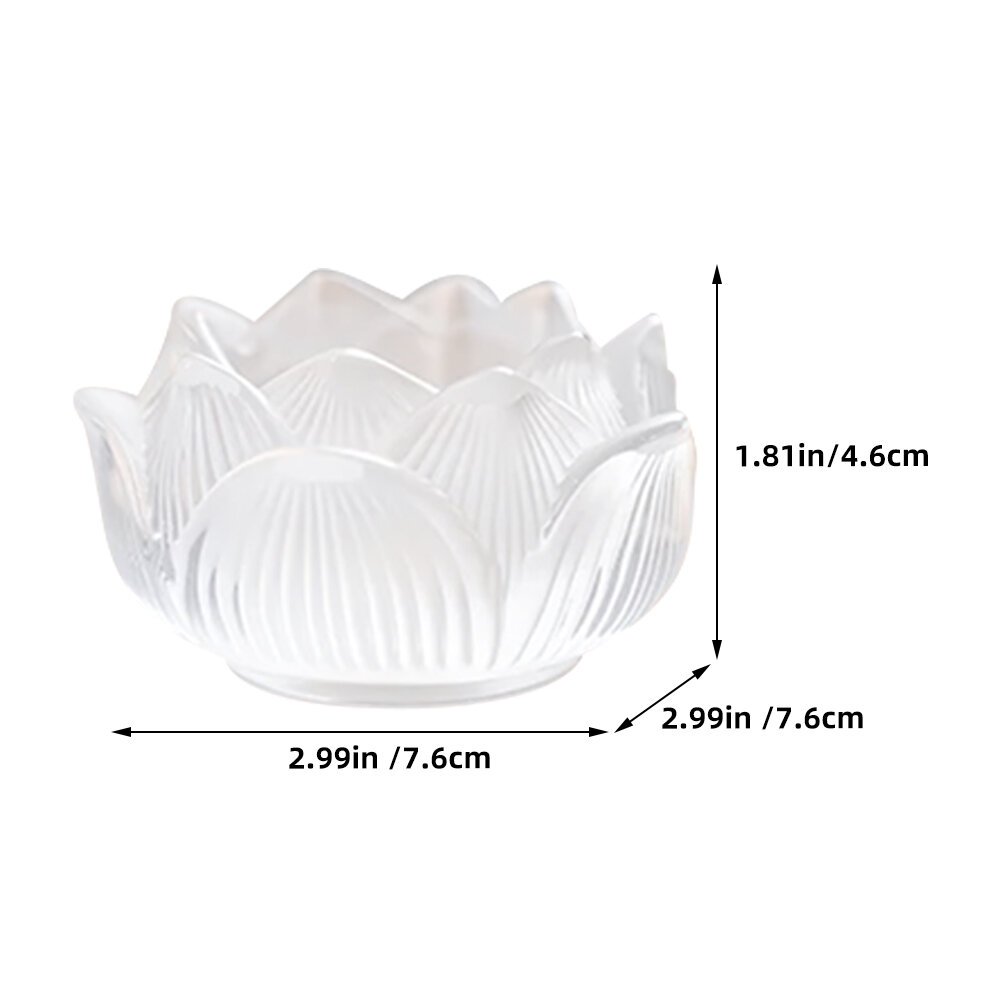 Декоративный Держатель Для Палочек Лотос Белый 7.60X7.60X4.60Cm
