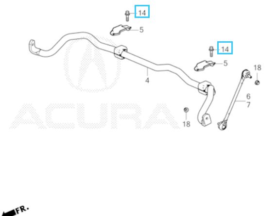 Болт, фланец, 10х35; Артикул Honda/Acura: 90164TGVA00 (Оригинал)