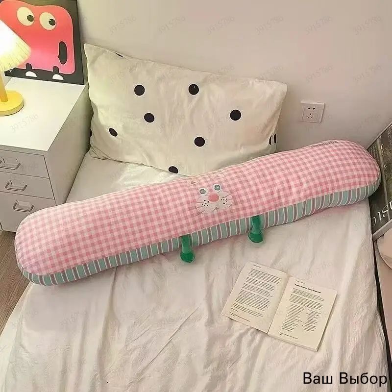 Подушка-валик 39x90 см, хлопок, высота 20 см, Артикул: 5637508499