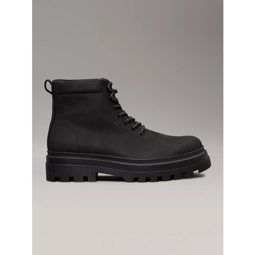 фото Ботинки хайкеры calvin klein jeans lugged laceup boot oxf hiking nb, размер 43, черный