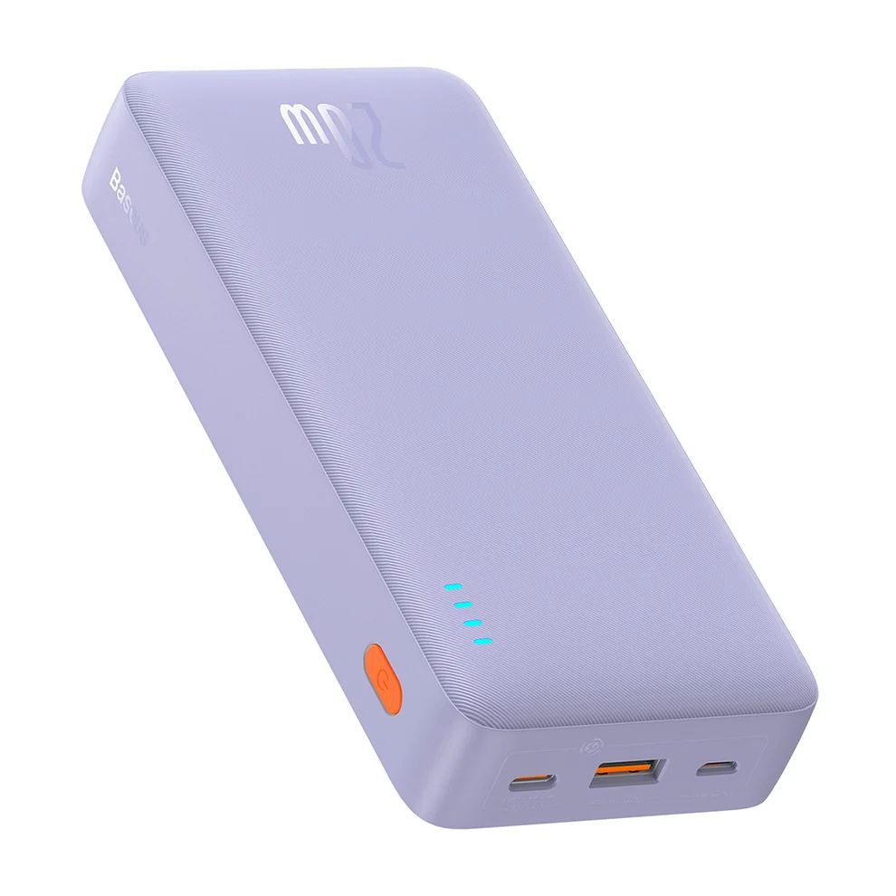 Внешний аккумулятор Baseus Airpow Fast Charge Power Bank 20W 20000mAh (P10022804513-00) Фиолетовый