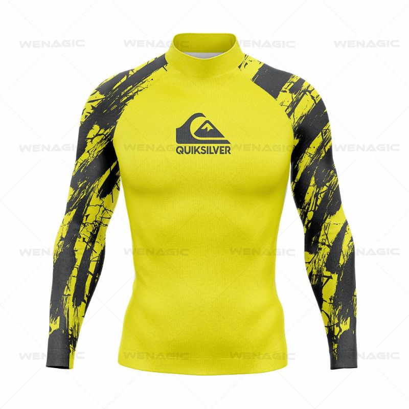 Гидромайка Quiksilver размер 50 толщина 1.5 мм желтая для плавания и водных видов спорта
