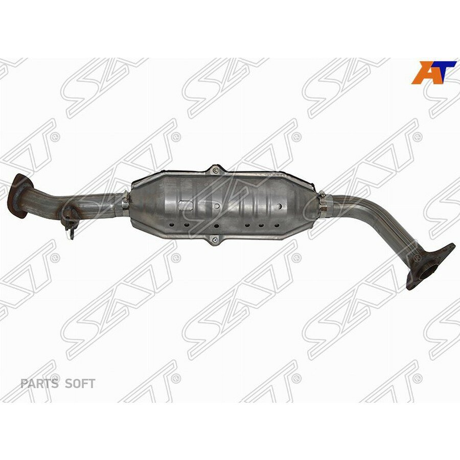 Катализатор Toyota Land Cruiser (J100) 98-07 / Lexus LX 98-07 (Справа/ 2UZ-FE) от официального дистрибьютора, SAT, артикул STTY90998C1