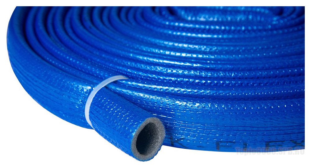 Теплоизоляция для труб K-FLEX PE COMPACT в синей оболочке 22/4 бухта 10м (220м/уп)