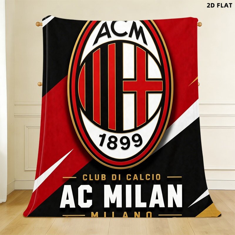 AC Milan плед из флиса с кашемиром
