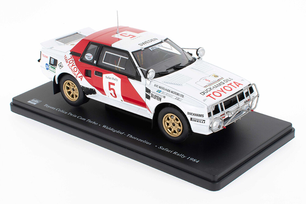 Toyota celica twincam turbo (TA64) #3 "toyota team europe" waldegard/thorszelius 2 место safari rally 1985