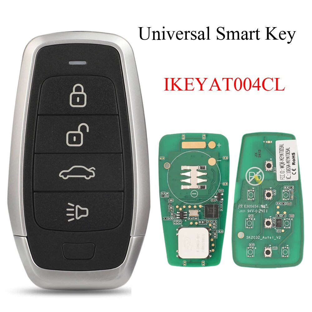 Универсальный автоключ-пульт jingyuqin AUTEL MAXIIM IKEY Standard Style IKEYAT003BL AT003BL для MaxiIM KM100