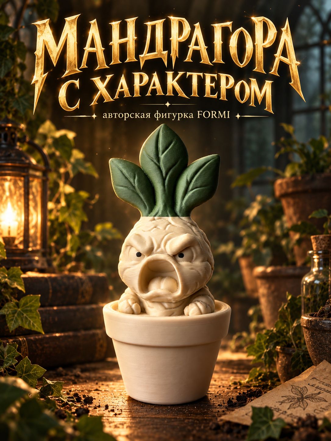 Фигурка-статуэтка на монитор и корпус ПК Мандрагора