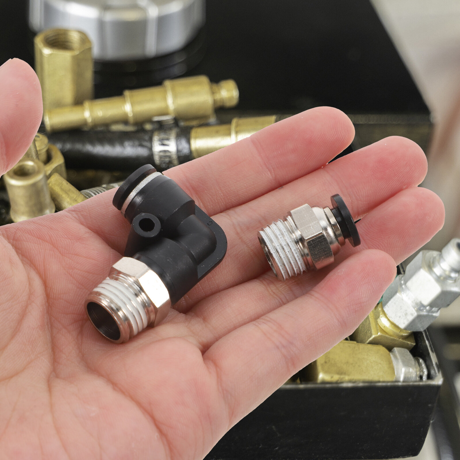 12 Штук Быстроразъемные Соединители Для Воздуха Прямые Push Connectors 3 5X2 5X2 5CM