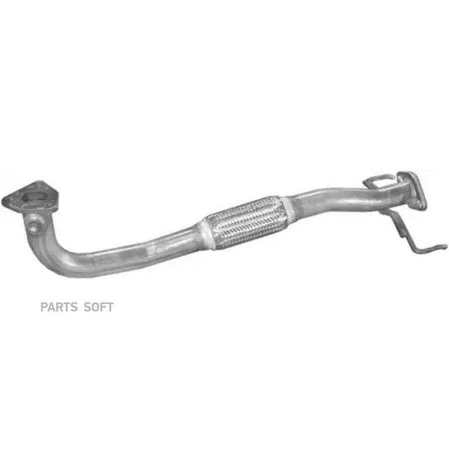 Труба глушителя приёмная Mazda 626 1.8i 16V 91-97 от официального дистрибьютора, POLMOSTROW, артикул 12191
