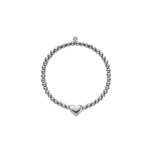 Эластичный браслет LU Jewel, 1 шт., размер 16 см, серебристый